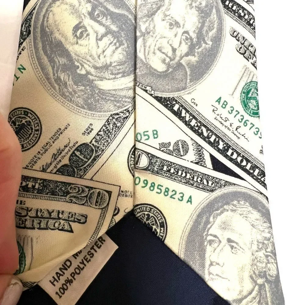 Rene Chagal “ money print” tie.
